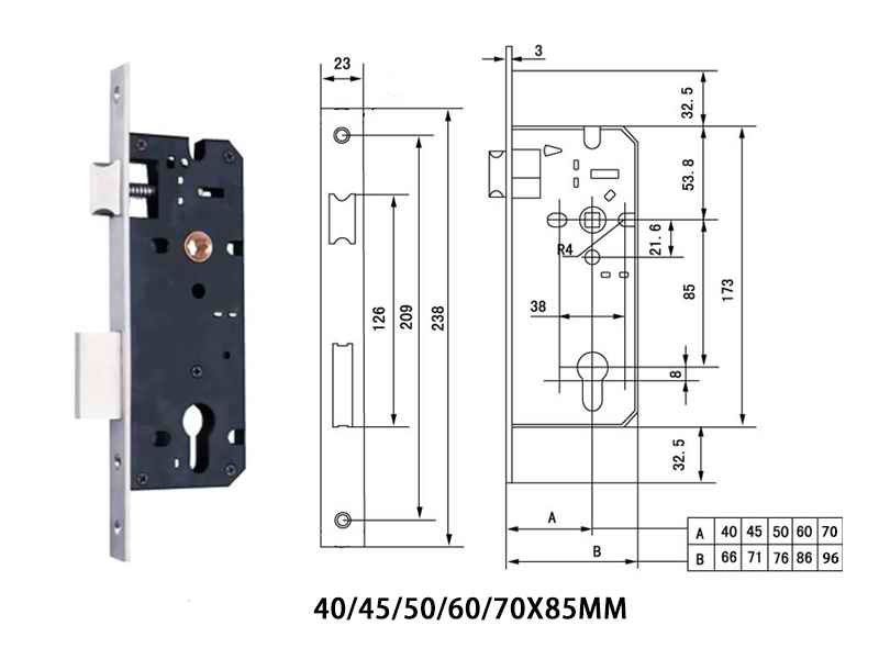 5085、6085鎖體怎么選擇